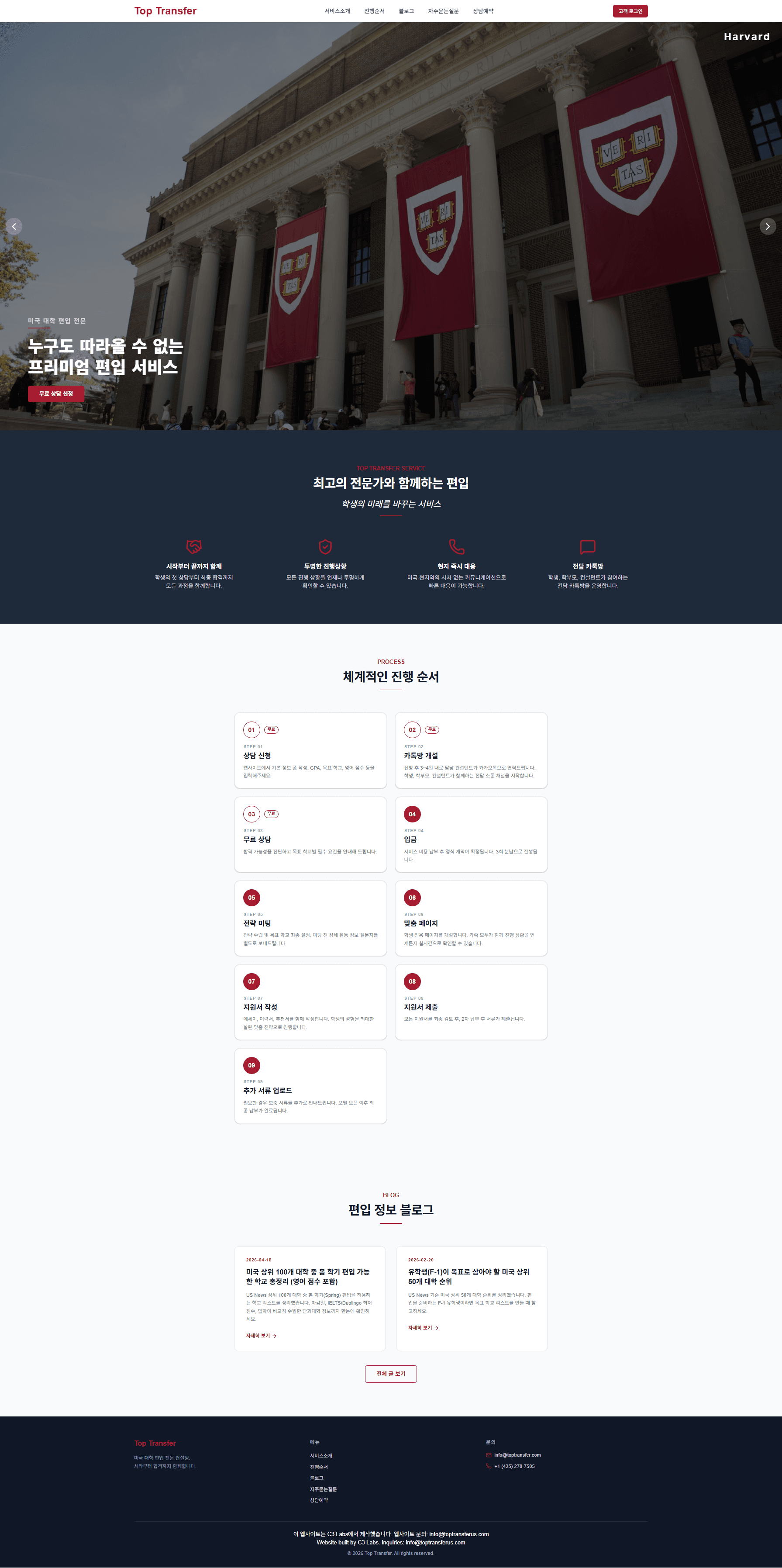 Top Transfer platform — transfer consulting dashboard